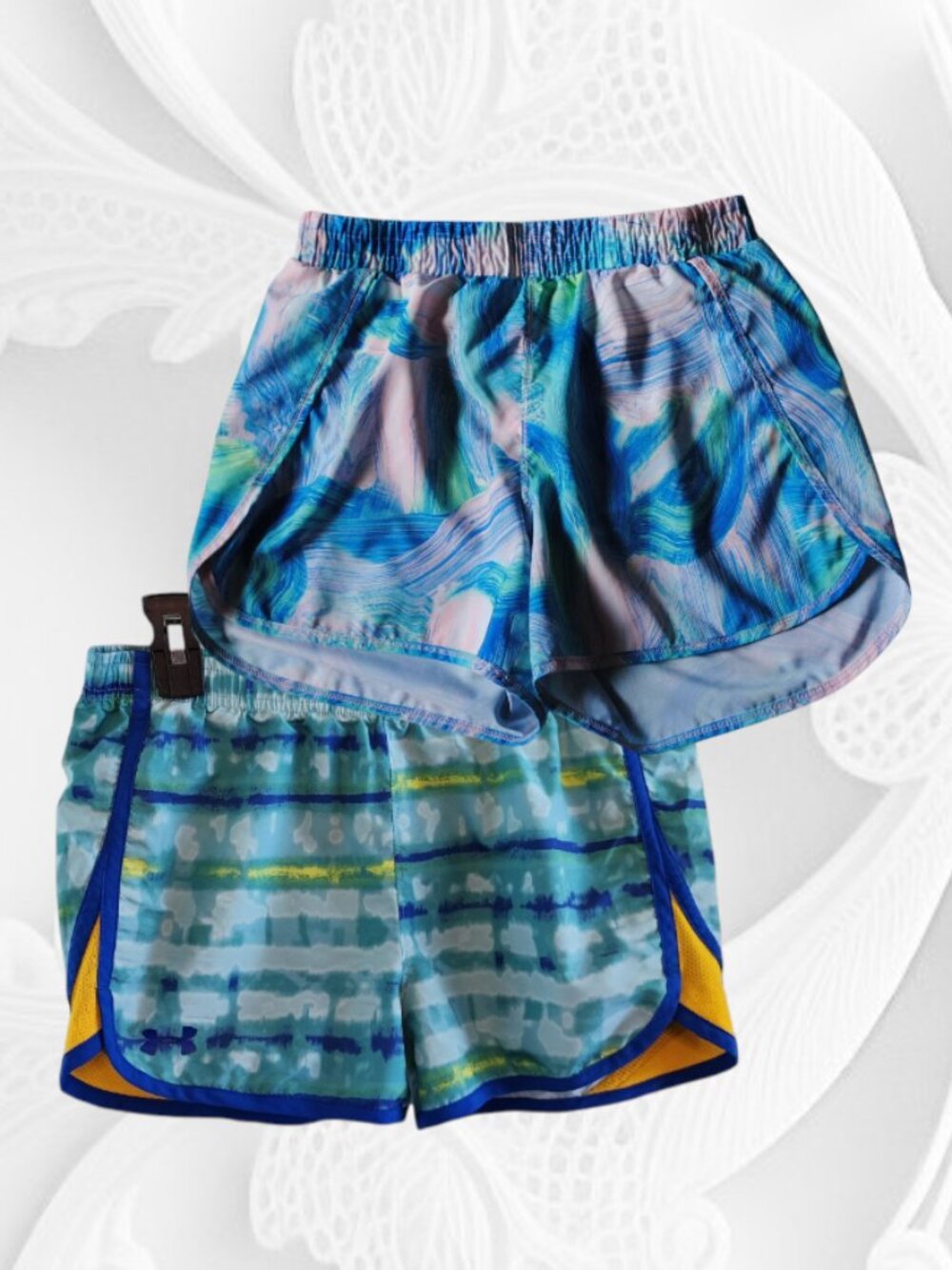 Youth XL YXL Bundle Girl Running Shorts Blue